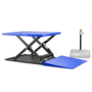 Pallit Flacher Scherenhubtisch TABLE-LOW mit Auffahrrampe